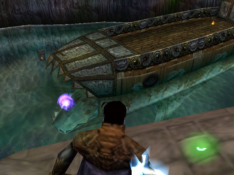 Legacy of Kain: Soul Reaver (Windows) screenshot: A boat of ancient times