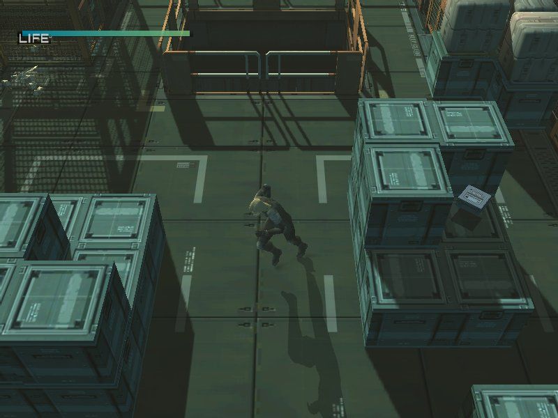 Metal Gear Solid 2: Substance (Windows) screenshot: Don't you just love when you embark in a stealth-based mission and the stupid sun decides to shine in all its might?