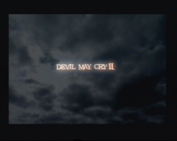 Devil May Cry 2 (PlayStation 2) screenshot: Main title from the opening movie.