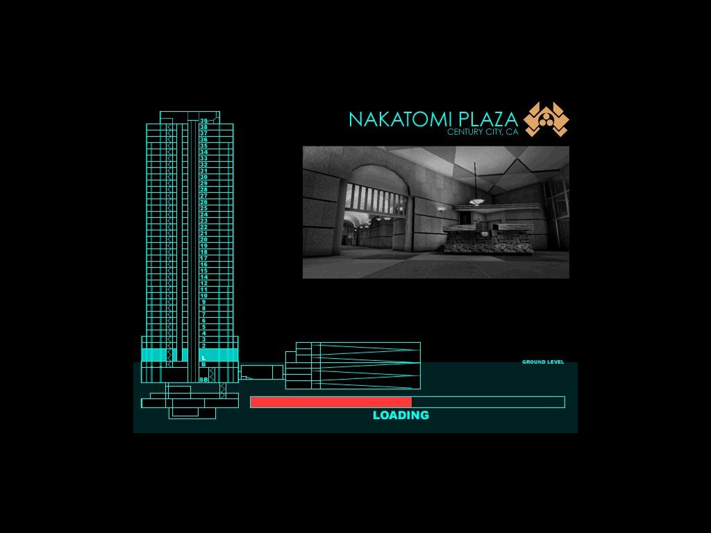 Die Hard: Nakatomi Plaza (Windows) screenshot: Loading screen