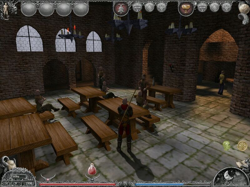 Mistmare (Windows) screenshot: This is how it looks when monks hit the clubs.