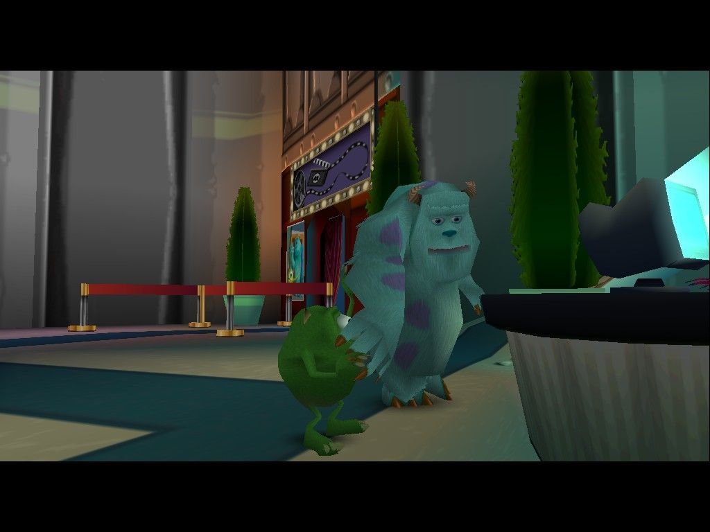 Disney•Pixar's Monsters, Inc.: Scare Island (Windows) screenshot: Can't you shut up? (from the intro)