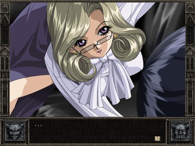 Divi-Dead (Windows) screenshot: Mayumi, the secretary/librarian