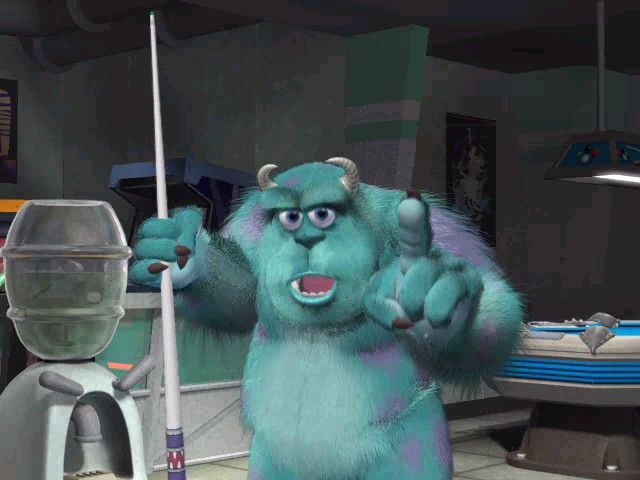 Disney•Pixar's Monsters Inc.: Wreck Room Arcade: Eight Ball Chaos (Windows) screenshot: Intro video
