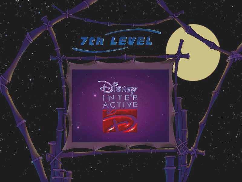 Disney's Timon & Pumbaa's Jungle Games (Windows) screenshot: Disney Interactive and 7th Level Title Screen