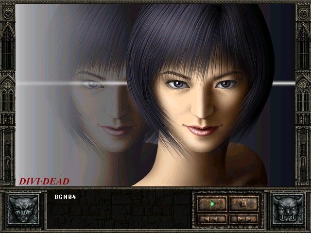 Divi-Dead (Windows) screenshot: In time, you can uncover some secret screenshots and check them out under Extras (this one is Aki, the school nurse, only as 3D model).