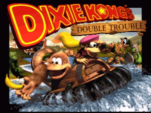 Donkey Kong Country 3: Dixie Kong's Double Trouble! (SNES) screenshot: Title screen