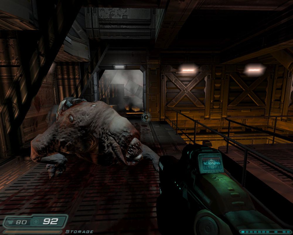 Doom³: Resurrection of Evil (Windows) screenshot: Pinky demon.