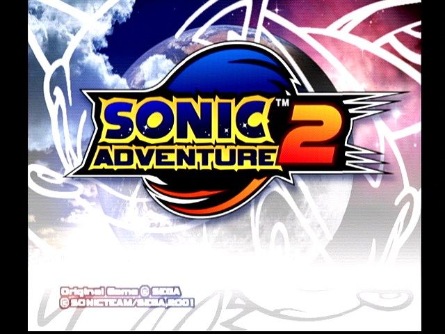 Sonic Adventure 2 (Dreamcast) screenshot: Title Screen