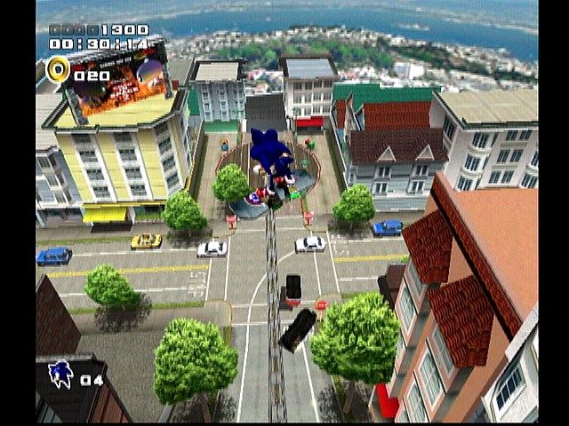 Sonic Adventure 2 (Dreamcast) screenshot: Sonic