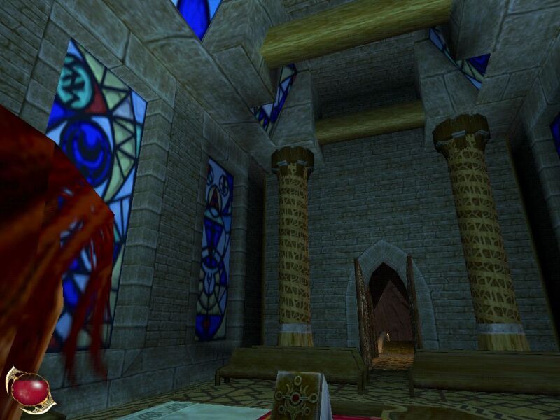 Drakan: Order of the Flame (Windows) screenshot: In the temple