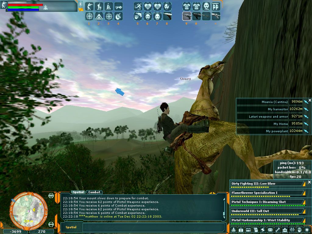 Star Wars: Galaxies - An Empire Divided (Windows) screenshot: This beast is vertically challenged