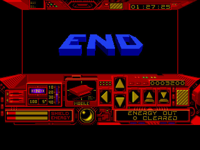 Space Station Oblivion (Amiga) screenshot: Game over
