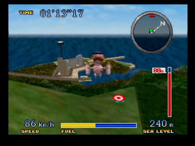 Pilotwings 64 (Nintendo 64) screenshot: Rocket Pack
