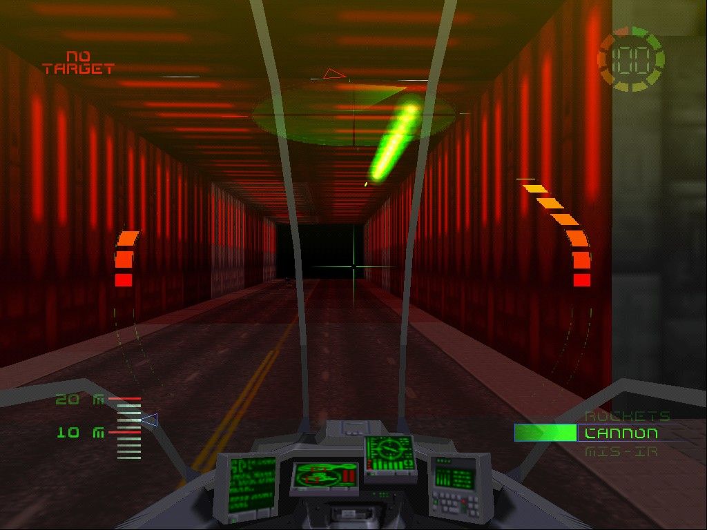 G-Police (Windows) screenshot: Tunnel