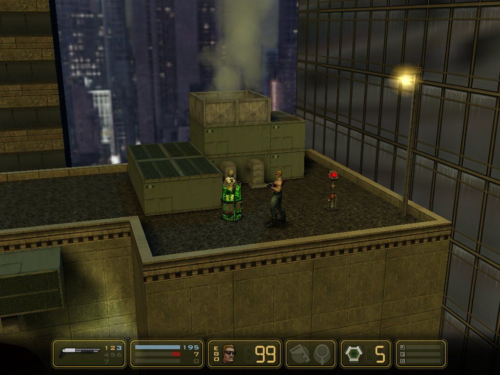 Duke Nukem: Manhattan Project (Windows) screenshot: You Have To Defuse Bombs To Save The Chicks