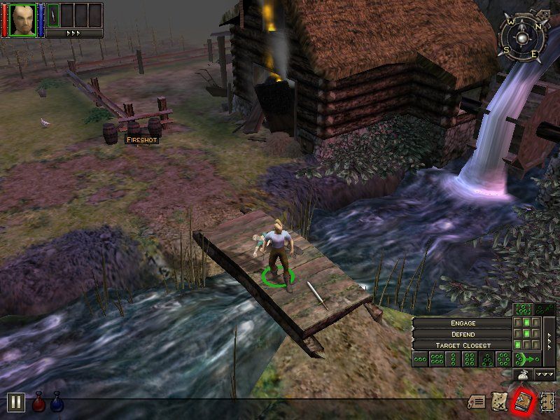 Dungeon Siege (Windows) screenshot: Here the game starts