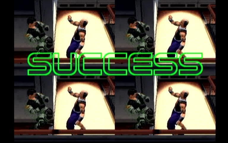 Dynamite Cop! (Dreamcast) screenshot: Success