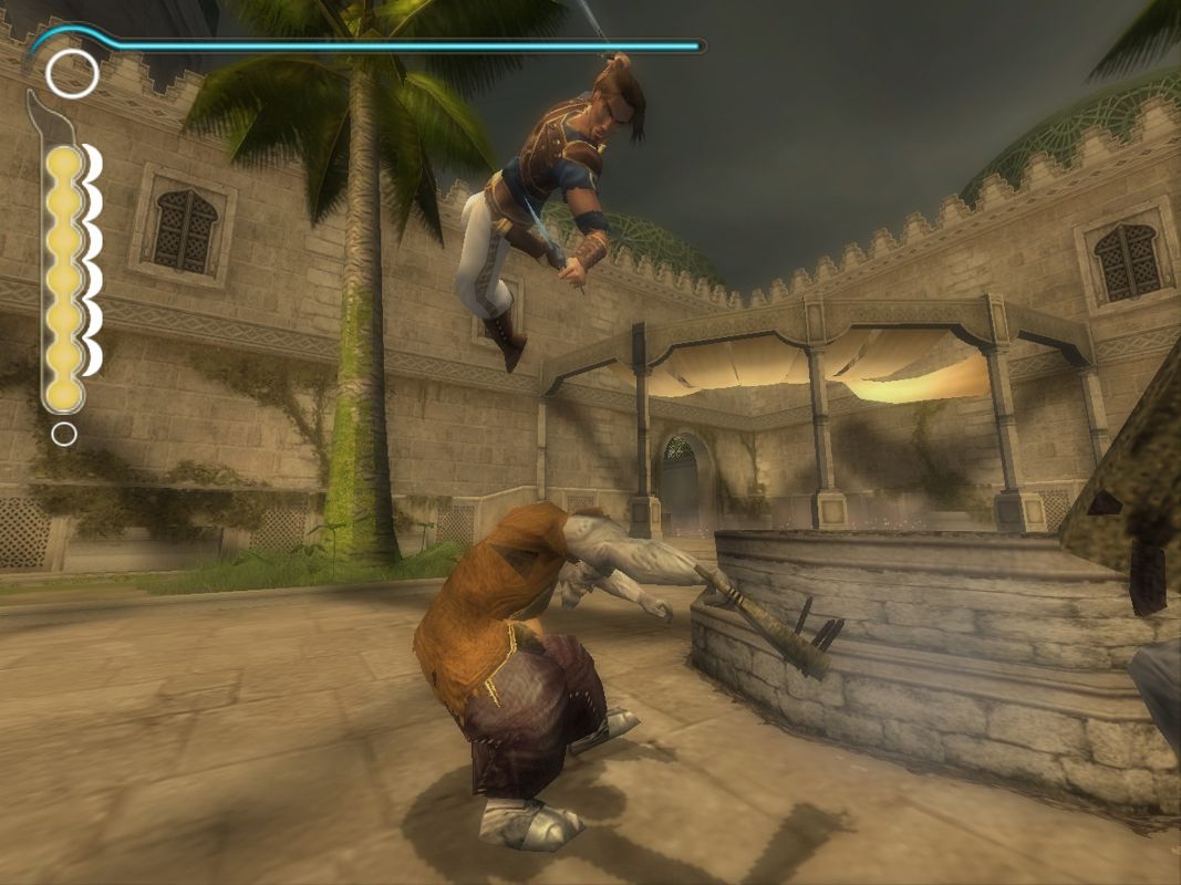 Prince of Persia: The Sands of Time (Windows) screenshot: Death from above.