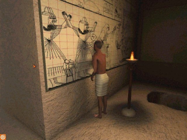 Egypt 1156 B.C.: Tomb of the Pharaoh (Windows) screenshot: Watch tomb artists at work...