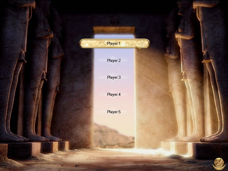 The Egyptian Prophecy (Windows) screenshot: There is no "title" screen. Only this start page.