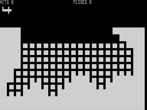 Bomber (TRS-80) screenshot: A Different Chasm