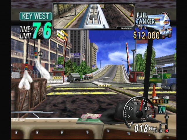 Eighteen Wheeler: American Pro Trucker (GameCube) screenshot: Starting Out