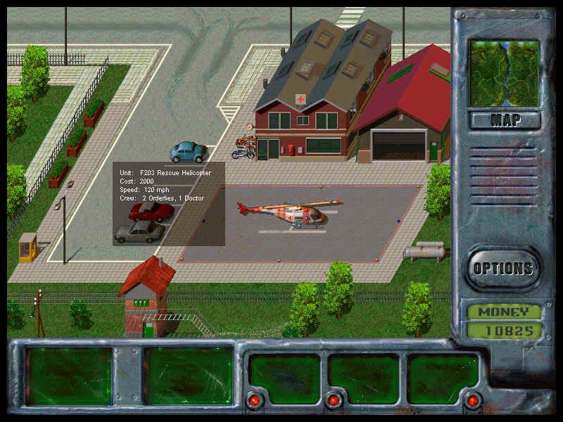 Emergency: Fighters for Life (Windows) screenshot: Use the helicopter to find the hiker.