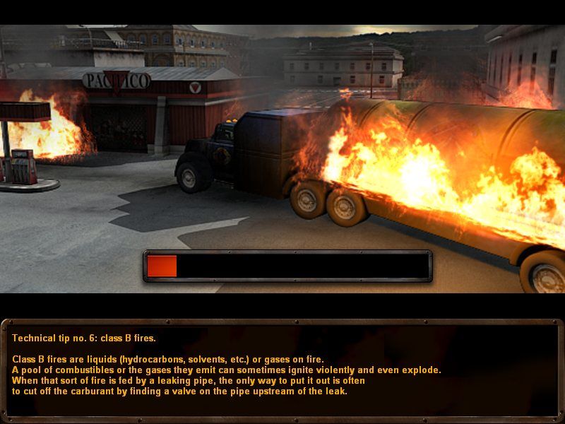Emergency Fire Response (Windows) screenshot: Mission - 3 million dollars - loading