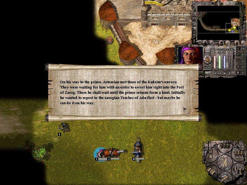 Empire of Magic (Windows) screenshot: The story begins