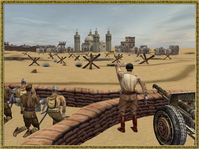 Empires: Dawn of the Modern World (Windows) screenshot: General Patton campaign