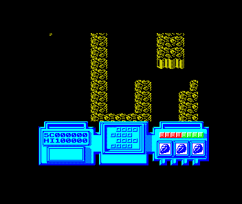 G.U.T.Z. (ZX Spectrum) screenshot: Game start