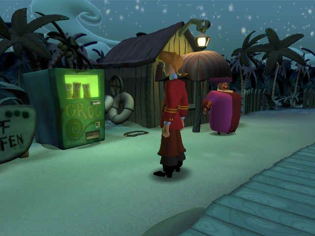 Escape from Monkey Island (Windows) screenshot: A Monkey Island game without a grog-machine? No way!