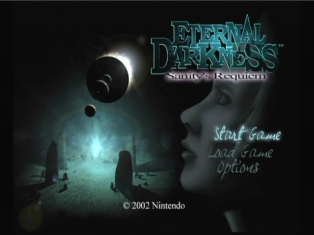 Eternal Darkness: Sanity's Requiem (GameCube) screenshot: Title screen