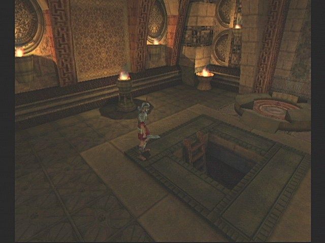 Eternal Darkness: Sanity's Requiem (GameCube) screenshot: Where does the ladder go?