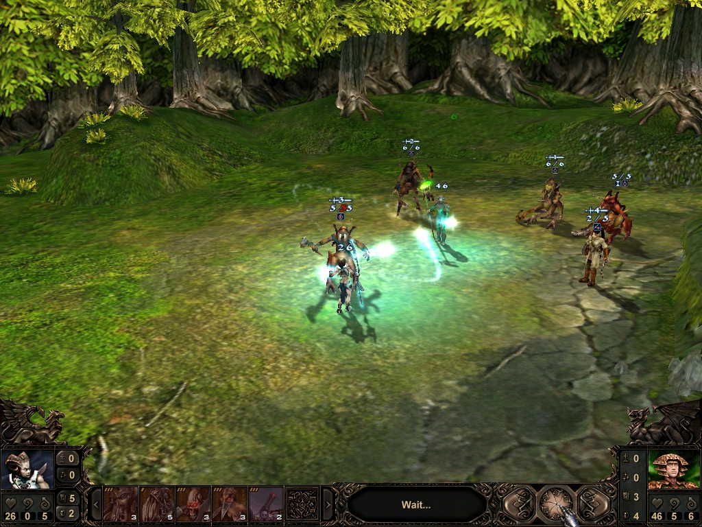 Etherlords (Windows) screenshot: Ouch!