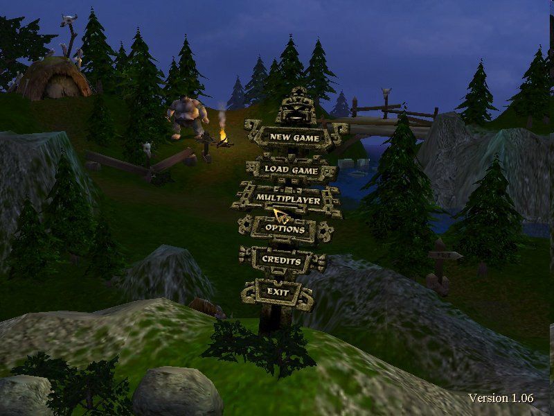 Evil Islands: Curse of the Lost Soul (Windows) screenshot: Main Menu