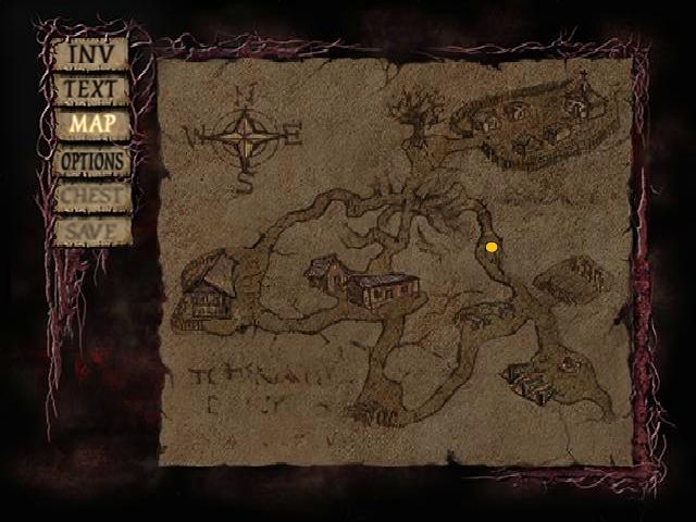 Evil Dead: Hail to the King Game Map Map for PlayStation by