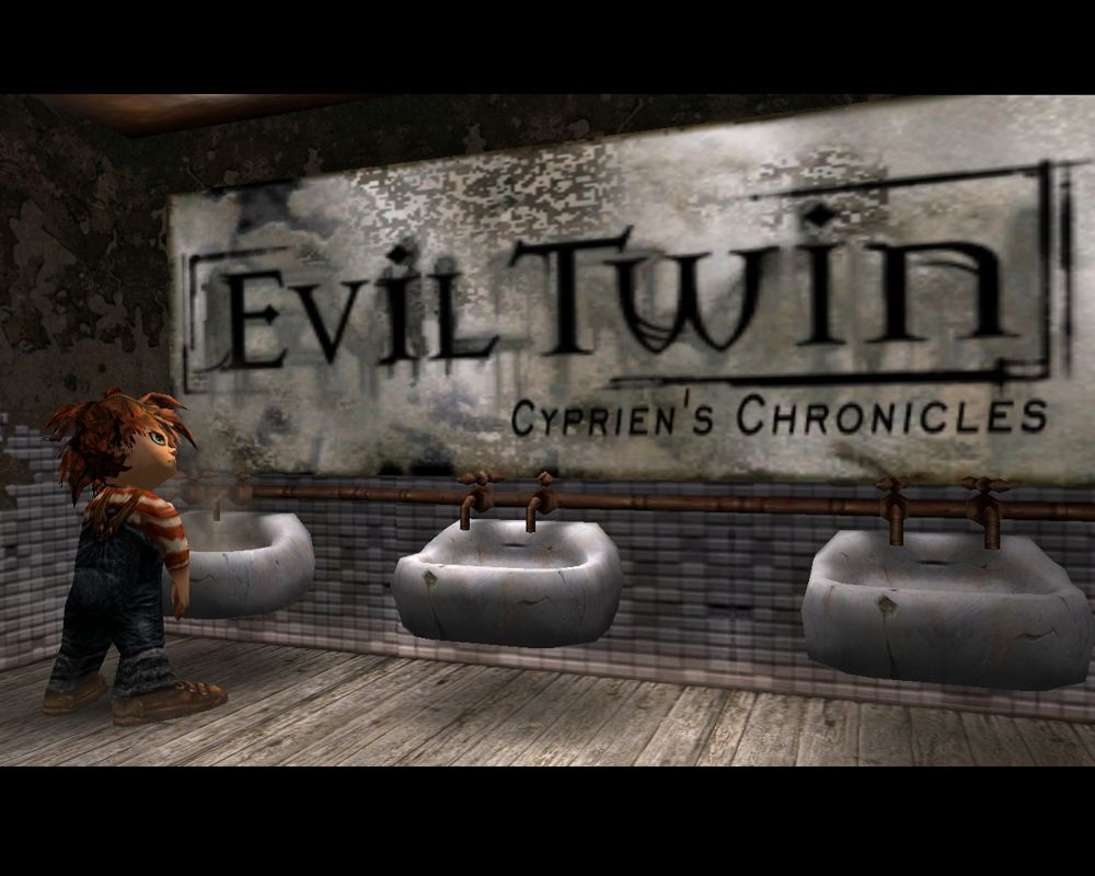 Evil Twin: Cyprien's Chronicles (Windows) screenshot: Evil Twin intro with Cyprien, the games main character.