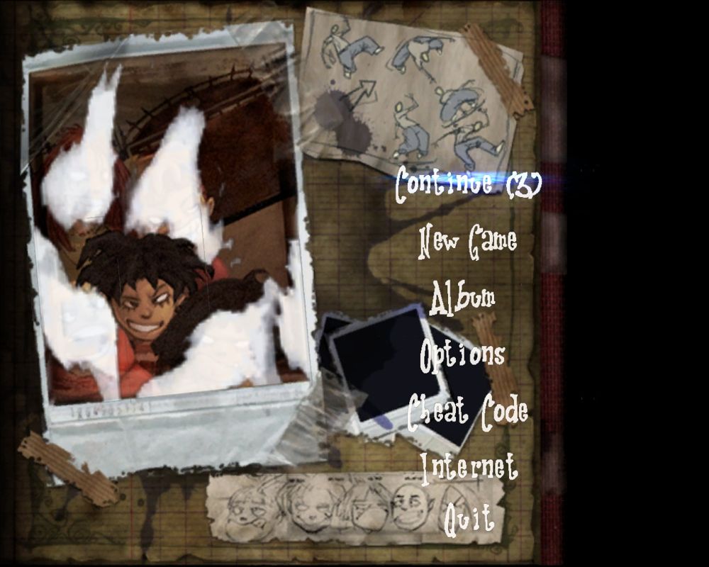 Evil Twin: Cyprien's Chronicles (Windows) screenshot: Main screen