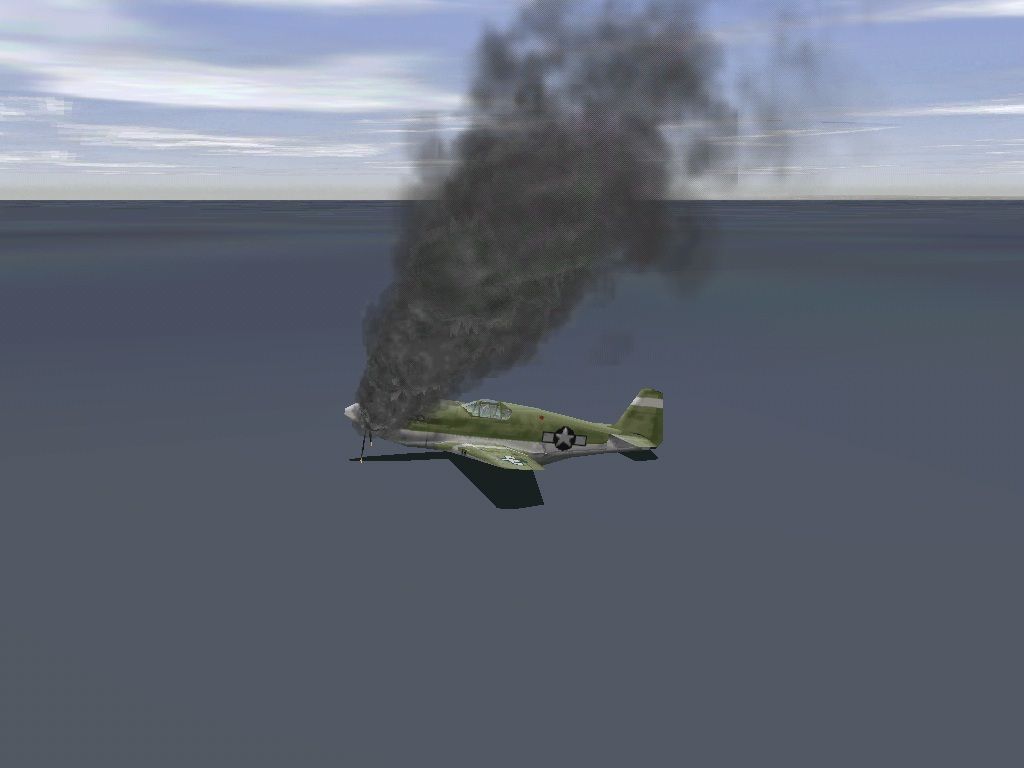 European Air War (Windows) screenshot: You can land on water!