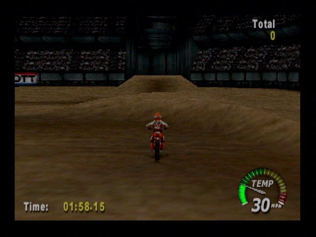 Excitebike 64 (Nintendo 64) screenshot: The Stunt Arena