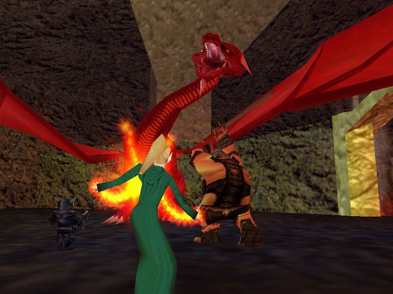 EverQuest (Windows) screenshot: The beast of fire