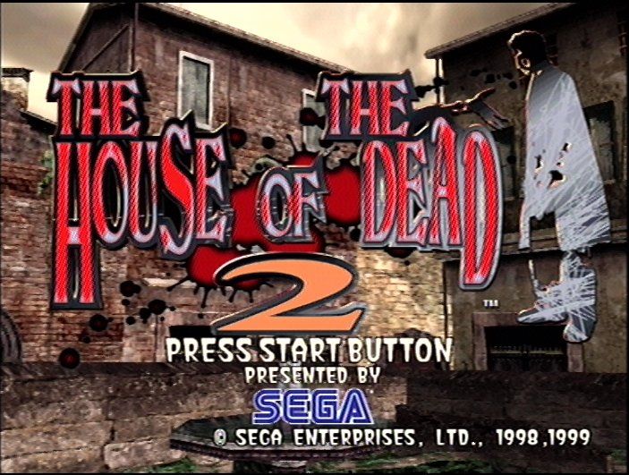 The House of the Dead 2 (Dreamcast) screenshot: Title Screen