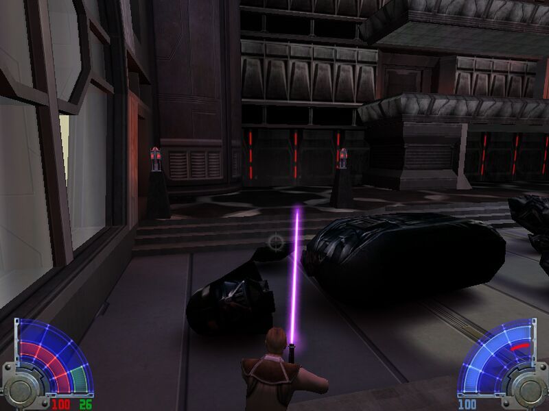 Star Wars: Jedi Knight - Jedi Academy (Windows) screenshot: Castle Vader
