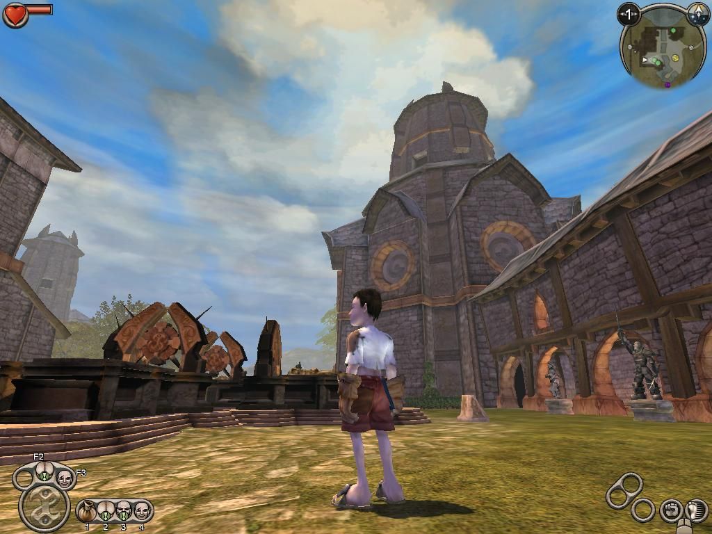 Fable: The Lost Chapters (Windows) screenshot: Young hero during the prologue