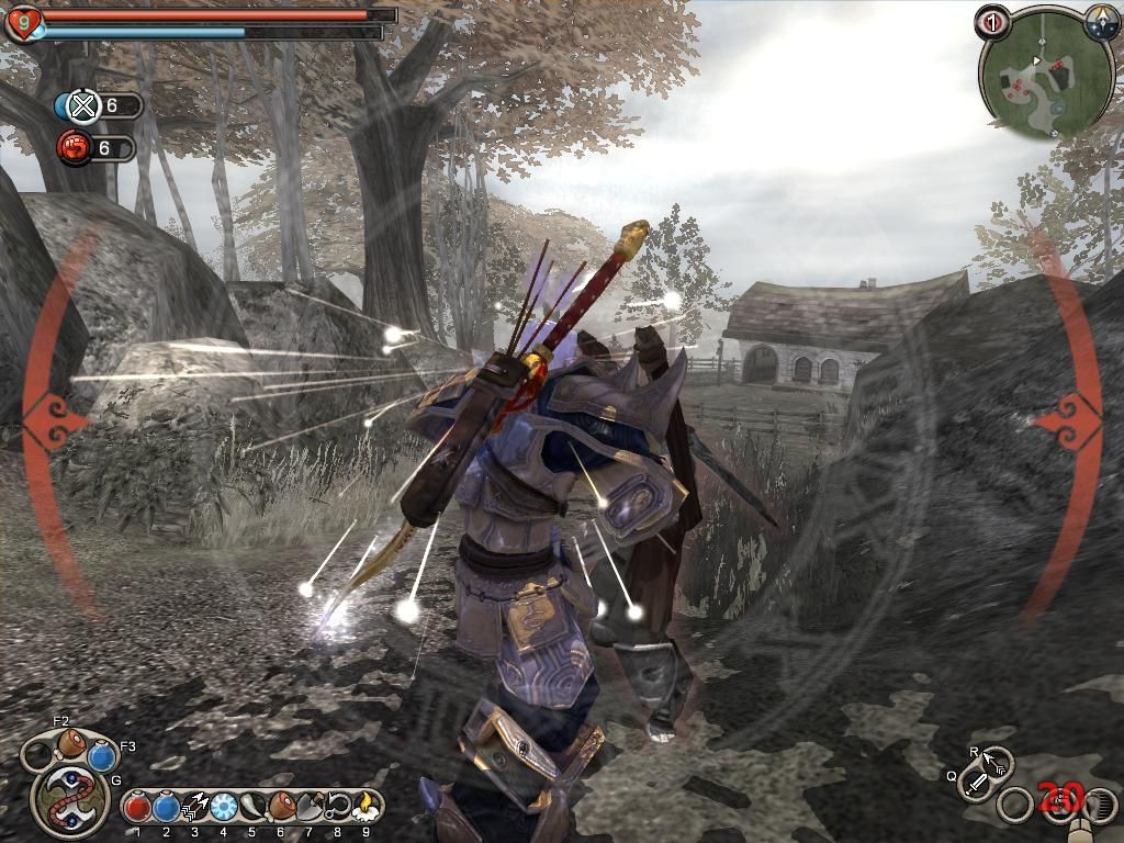 Fable: The Lost Chapters (Windows) screenshot: Effects of Slow Time spell