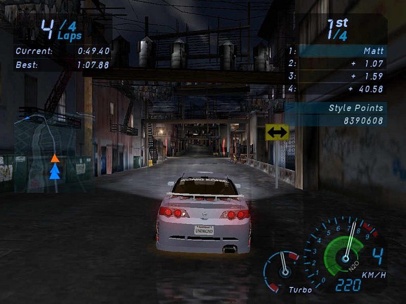 Screenshot of Need for Speed: Underground - Rivals (PSP, 2005) - MobyGames