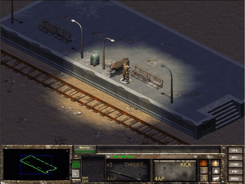 Fallout Tactics: Brotherhood of Steel (Windows) screenshot: A little secret...
