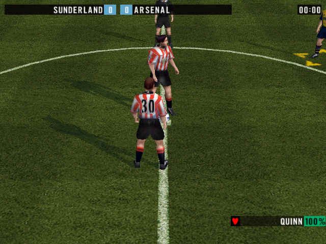 The F.A. Premier League Stars (Windows) screenshot: The players are ready for Kick Off